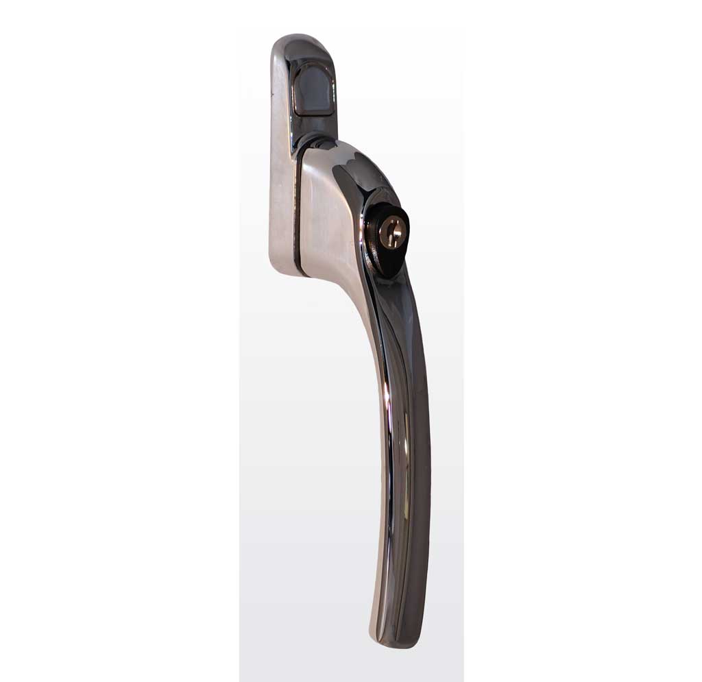 polished greenteq alpha door handle