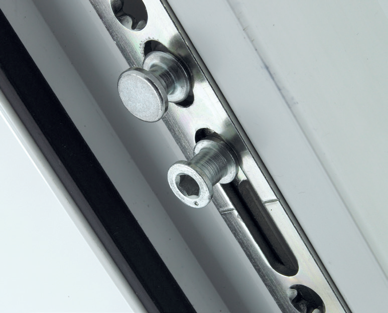 greenteQ iQ Security Espagnolette Window Lock close up