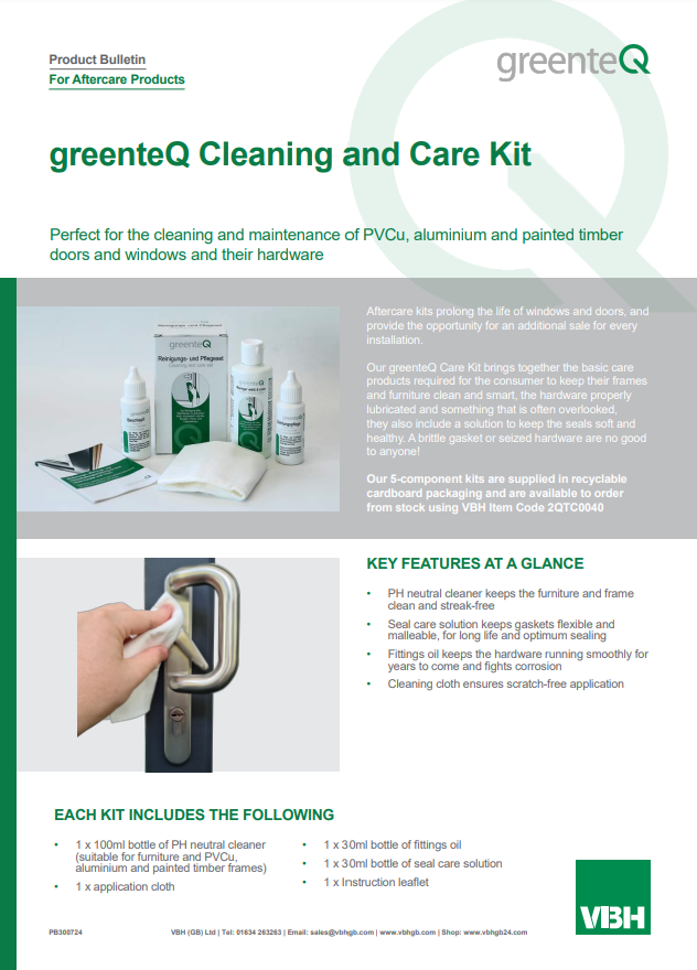 greenteQ Cleaning and Care Kit